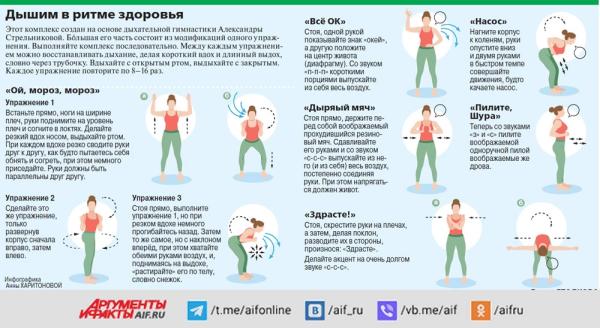 
        Зарядка от простуды. Актёр показал упражнения дыхательной гимнастики    