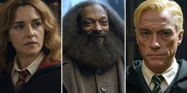 La inteligencia artificial revela el 'Harry Potter' de HBO con actores famosos: 10 imágenes inusuales