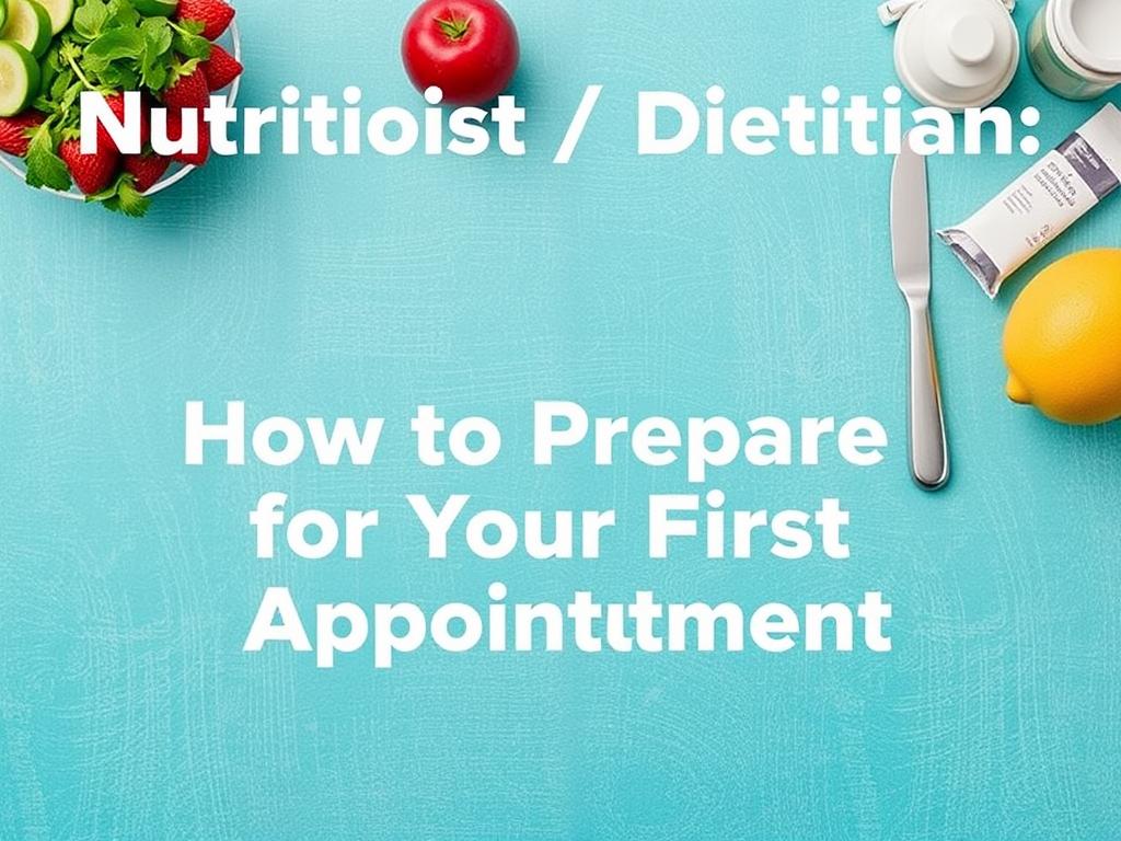 utritionist / Dietitian How to Prepare for Your First Appointment фото